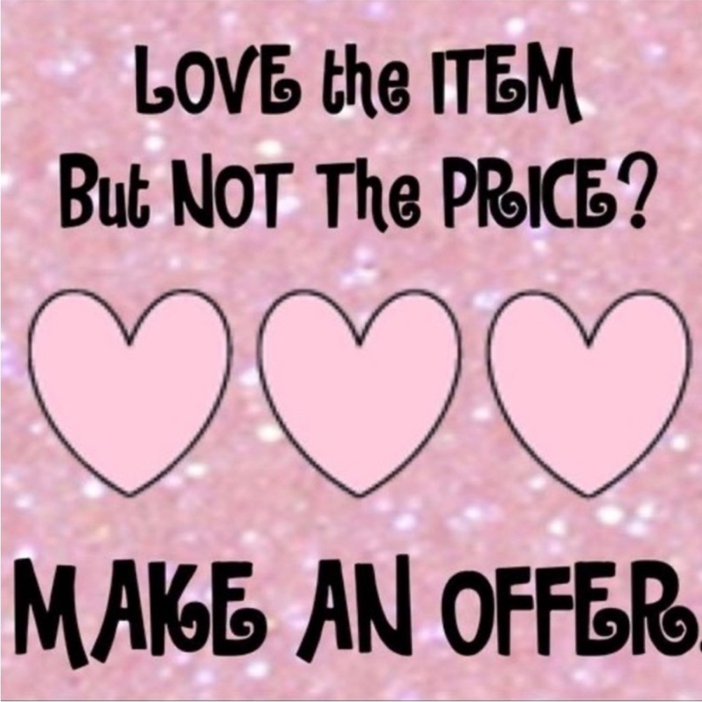 Like the item but not the price? Make me an offer